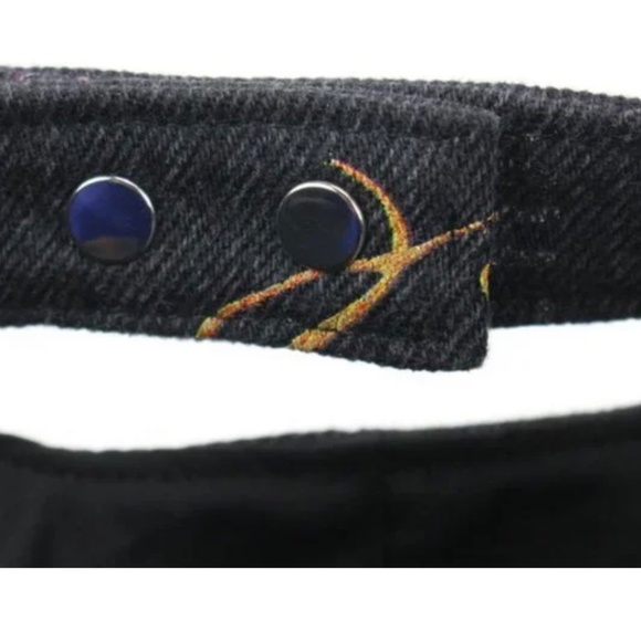 Chanel 22P Black Denim x Pink CC Logo All Over Baseball Cap - Picture 8 of 9